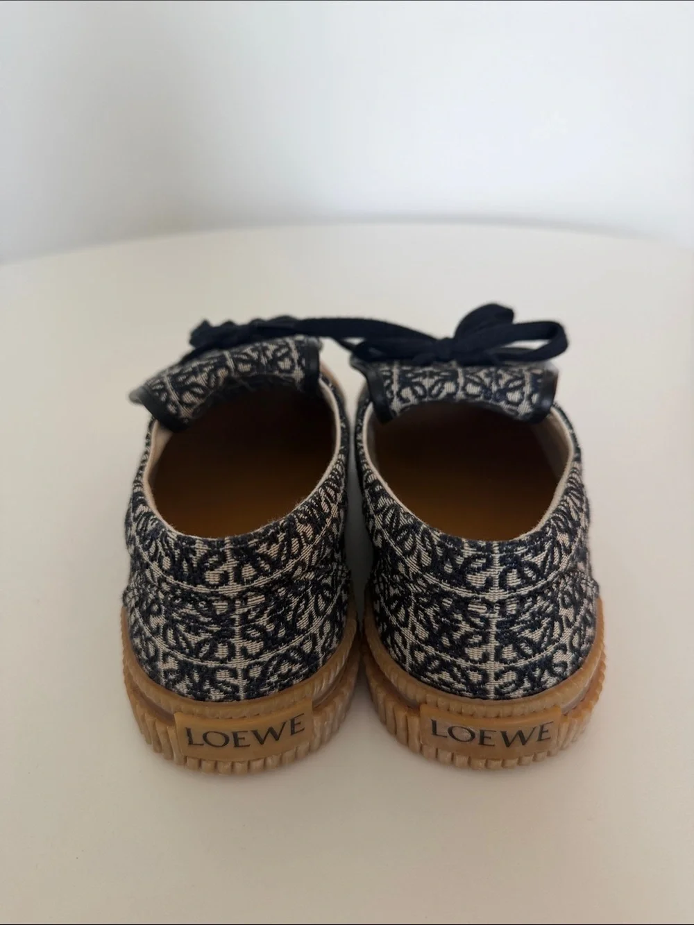 Loewe anagram loafers